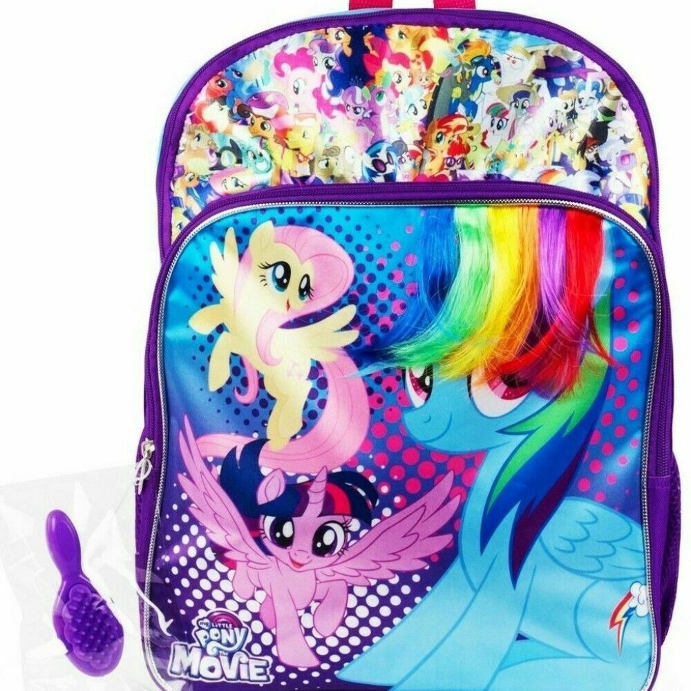 My Little Pony™ 16" Kids Backpack w/ Toy Brush